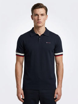 DESIGN ELEMENTS - Men Casual Short Sleeves Polo T-Shirt