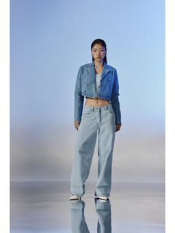 quietBold - Bolt Studded Denim Jacket