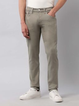 U.S. Polo Assn. Denim Co. - Men's Brandon Slim Tapered Fit White Jeans