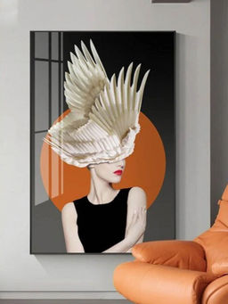 Smokey Cocktail - Flying Mind Black Frame Wall Painting