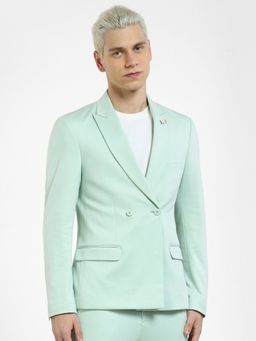 Jack & Jones - Solid Slim Fit Blazer In Green