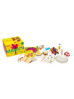Magic4 - Art DIY Home Décor, 4 in 1 DIY Games, Gifting Set for Kids of 5 Years+