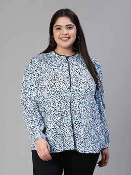 Oxolloxo - Multi-Color Printed Regular Fit Top