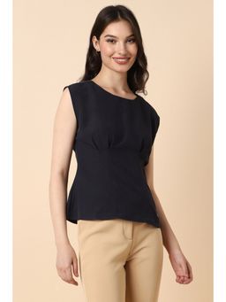 Allen Solly - Women Black Solid Casual Top