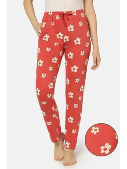 Zivame - Rosaline Mickey and Donald Knit Cotton Pyjama - Cranberry