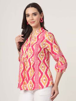 Style Quotient - Women Pink Printed Top