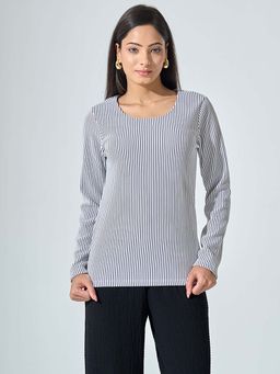 SALT Attire - Nixie Round Neck Fitted Top