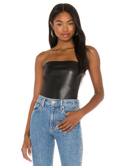 Susana Monaco - Faux Leather Tube Top