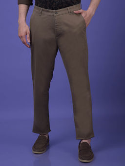 CRIMSOUNE CLUB - Men Brown Trouser