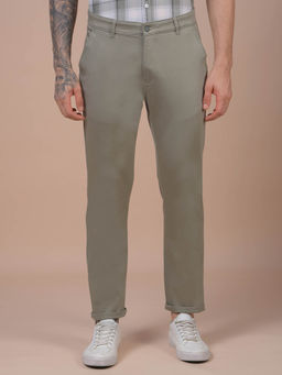 CRIMSOUNE CLUB - Men Green Printed Trouser