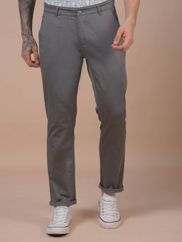 CRIMSOUNE CLUB - Men Grey Printed Trouser