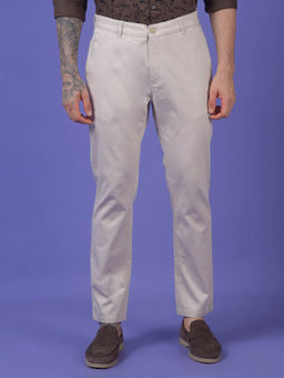 CRIMSOUNE CLUB - Men Beige Printed Trouser