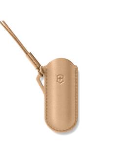 Victorinox - Swiss Army Knife Leather Pouch With Cord, Wet Sand (Small)