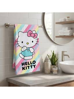 Prakartik - 100% Cotton Fur For Kids Cartoon Printed Boys And Girls Bath Towels -Pink
