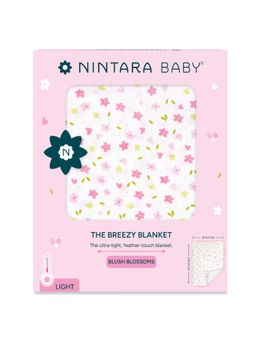 NINTARA BABY - Unisex Pink Printed Blanket
