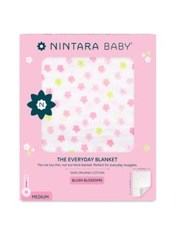 NINTARA BABY - Unisex Pink Printed Blanket