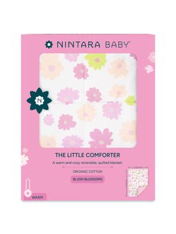 NINTARA BABY - Unisex Pink Printed Blanket