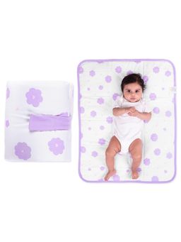 NINTARA BABY - Unisex Purple Printed Mat
