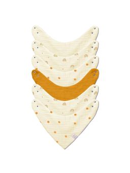 NINTARA BABY - Unisex Multi-Colour Printed Bibs (Pack of 6)