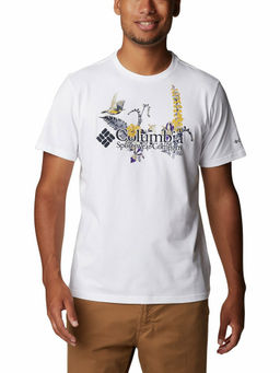 Columbia - Mens White Path Lake Graphic II Tshirt