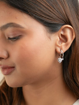 Tora - Heartfelt 925 Sterling Silver Heart Earrings