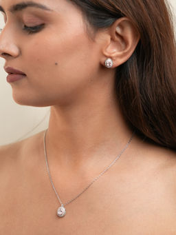 Tora - Pink Aphrodite 925 Sterling Silver Soft Jewellery Set