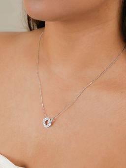 Tora - White Clover 925 Sterling Silver Necklace