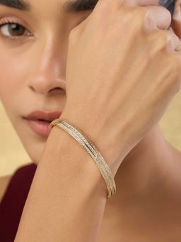 Indinoor - White Edith Everyday Bangle