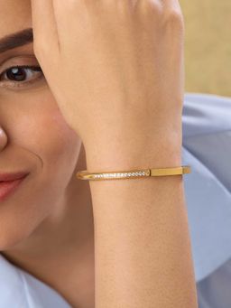 Indinoor - White Henriette Everyday Bangle