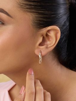 Indinoor - Gold Faustine Everyday Hoops