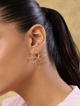 Indinoor - Gold Perla Everyday Studs