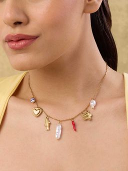 Indinoor - Multi-Color Sabine Everyday Pendant Necklace