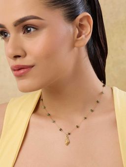 Indinoor - Green Capucine Everyday Necklace