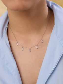 Indinoor - White Solene Everyday Short Necklace