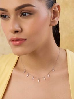 Indinoor - White Coralie Everyday Short Necklace