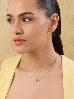 Indinoor - White Aurore Everyday Pendant Necklace