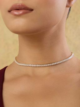 Indinoor - White Leonie Everyday Short Necklace