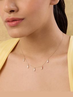Indinoor - White Elara Everyday Short Necklace