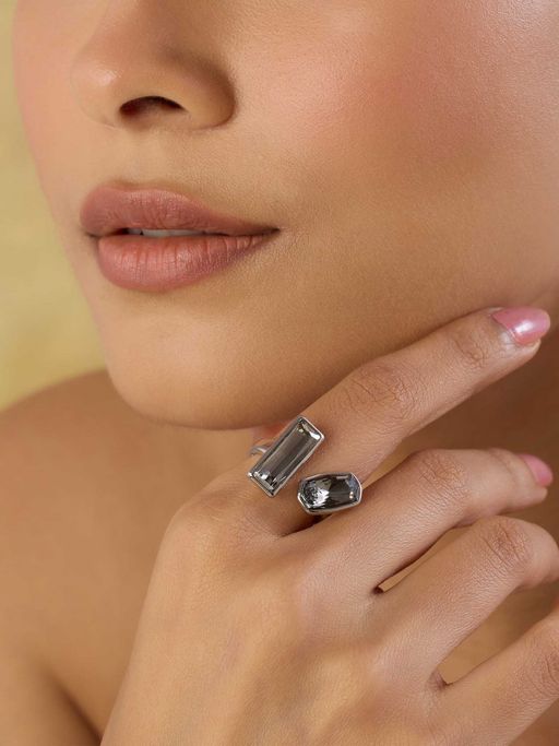 Indinoor Grey Amadine Everyday Ring