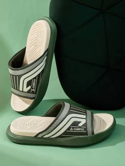 Campus - SL-482 Men Olive Sliders