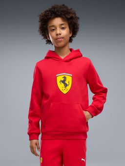 Puma - Red Printed Cotton Regular Hoodie
