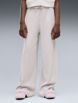 Puma - Pink Printed Polyester Regular Trouser