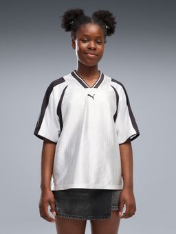 Puma - White Printed Polyester Relaxed T-Shirt