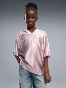 Puma - Pink Printed Polyester Relaxed T-Shirt