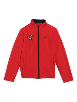 Puma - Red Printed Polyester Regular Jacket