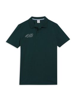 Puma - Green Printed Cotton Regular Polo T-Shirt