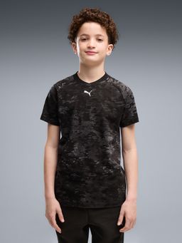 Puma - Black Printed Cotton Regular T-Shirt