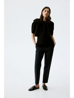 H&M - Women Blue Mama Cigarette Trousers