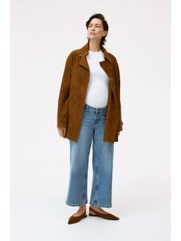 H&M - Women Blue Mama Wide Low Waist Ankle Jeans