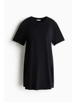 H&M - Women Black Mama T-Shirt Dress